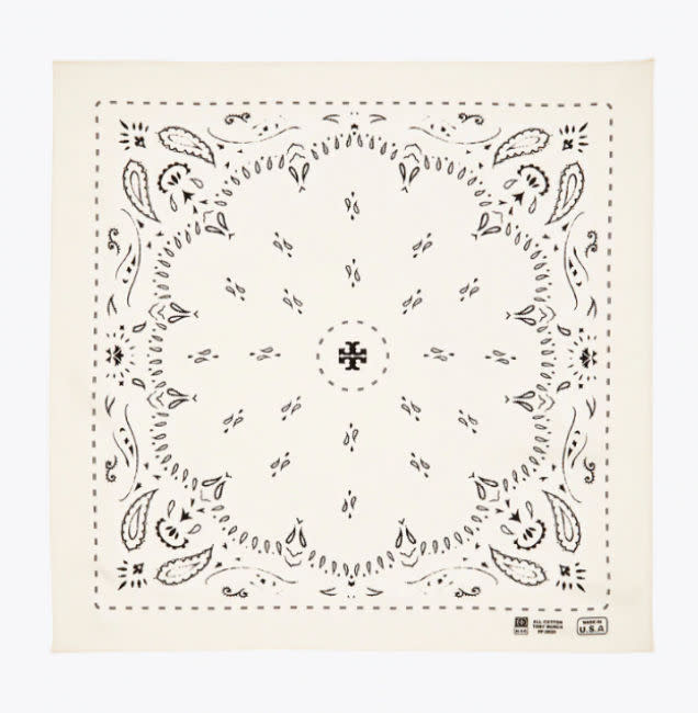 tory burch damask scarf