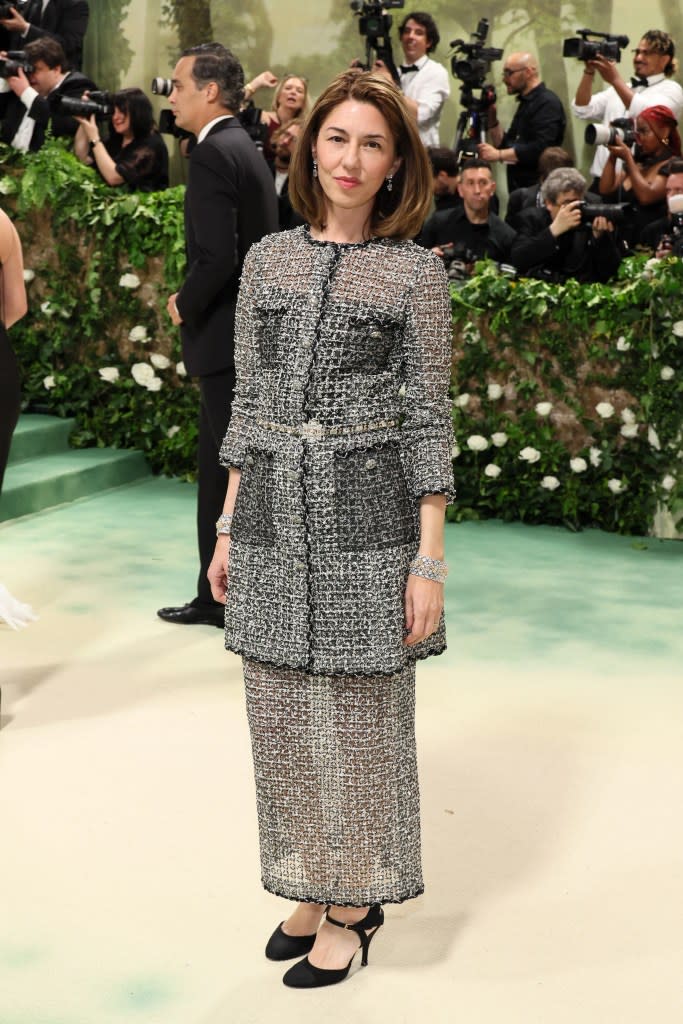 Sofia Coppola attends The 2024 Met Gala Celebrating "Sleeping Beauties: Reawakening Fashion" at The Metropolitan Museum of Art on May 06, 2024 in New York City.