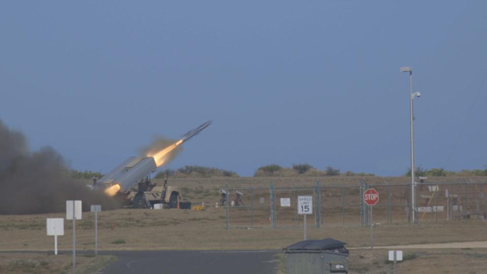 Marines fire Naval Strike Missile at decommissioned warship during SINKEX