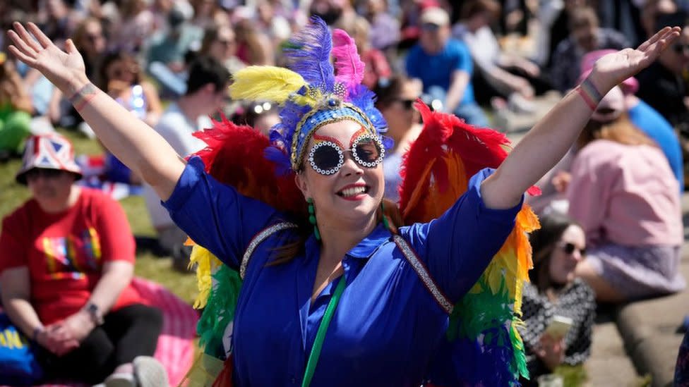 Eurovision fans gather in Liverpool in May 2023