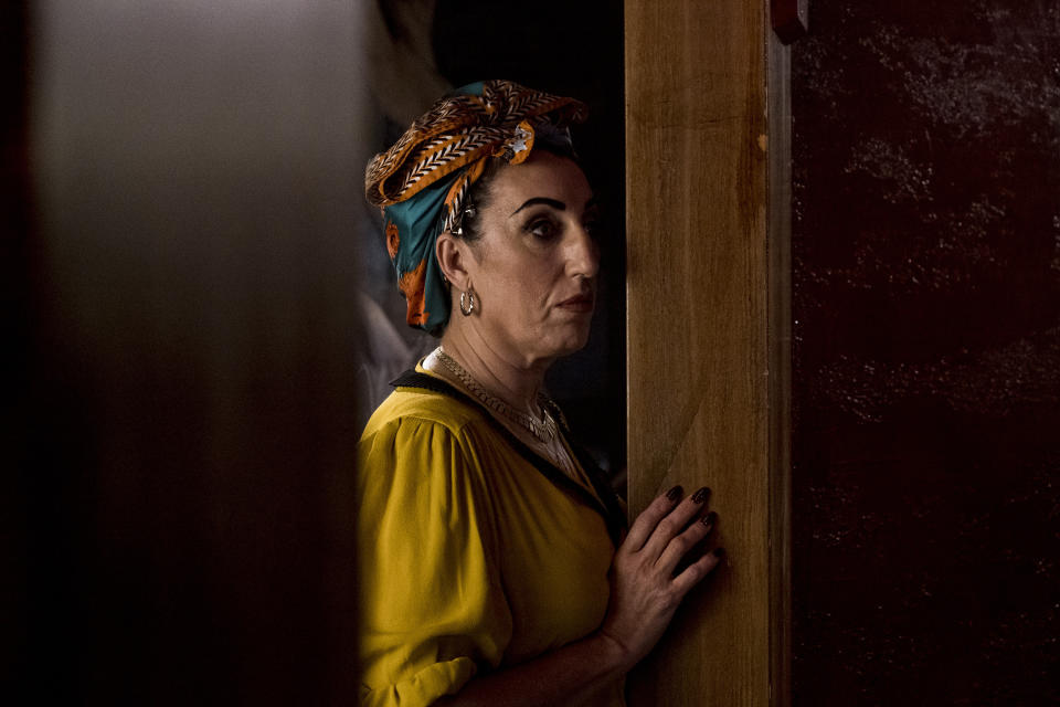 This image released by Sony Pictures Classics shows Rossy de Palma in a scene from "Carmen." (Sony Pictures Classics via AP)