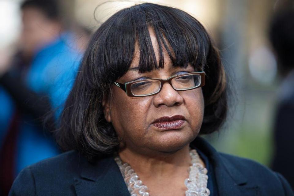 Diane Abbott declared Labour would employ 100,000 new police officers for £300,000(Getty Images)