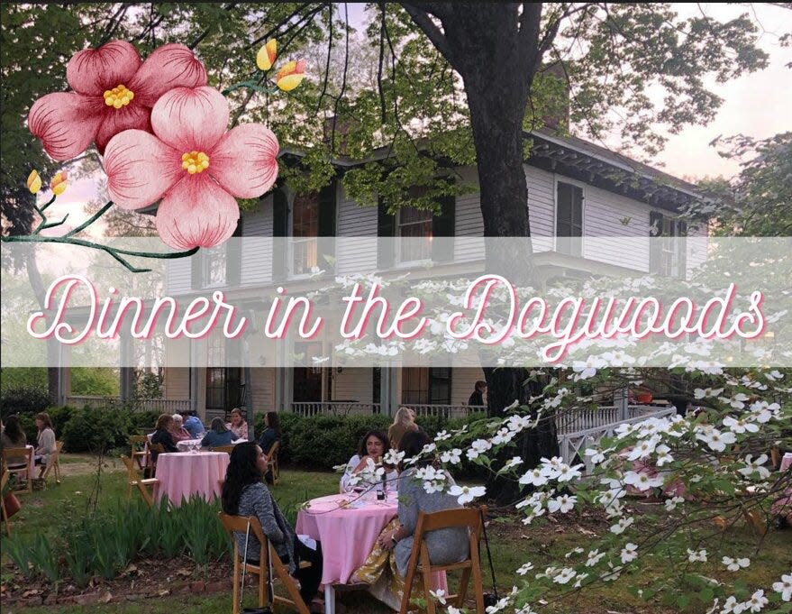 For the annual “Dinner in the Dogwoods” event this weekend, Mabry-Hazen House director Patrick Hollis will offer up delectable regional cuisine, with dessert by Small Comforts Kitchen.