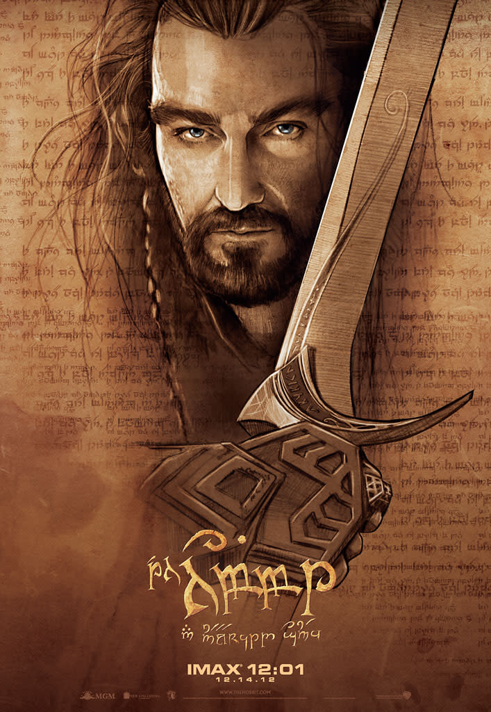 Richard Armitage as Thorin in New Line Cinema's "The Hobbit: An Unexpected Journey" - 2012