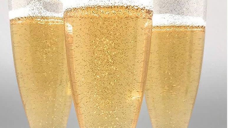 new years eve party ideas glitter flutes