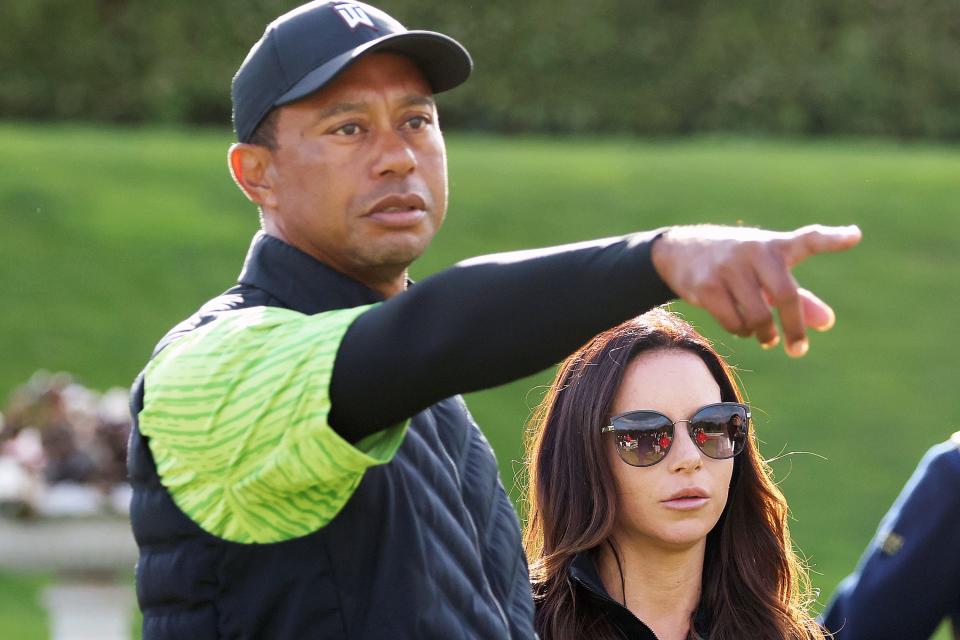 Tiger Woods and Erica Herman in July 2022.