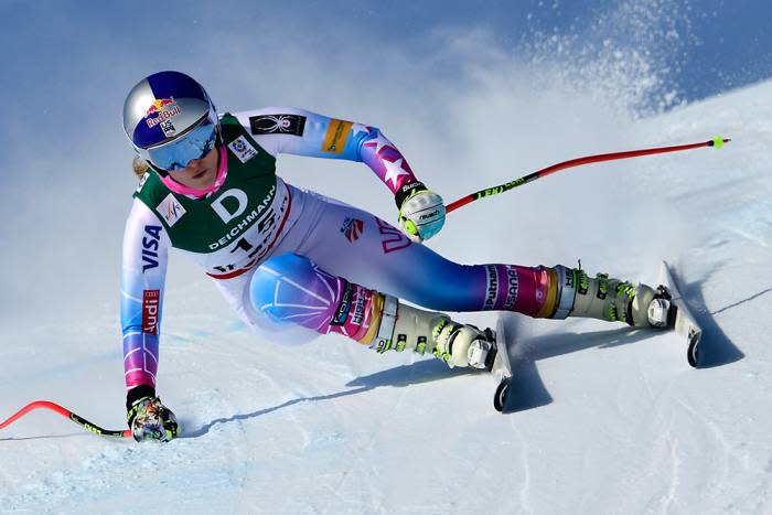 Lindsey Vonn; st. moritz jouns the Ikon pass