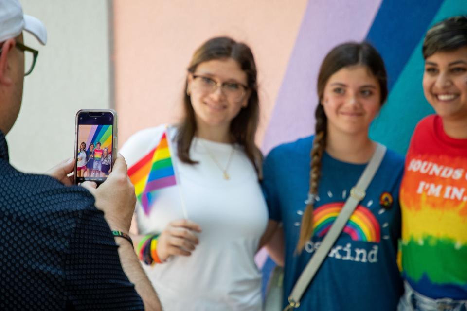 Tallahasseeans celebrate who they are at PRIDEFEST in Kleman Plaza on Saturday, April 15, 2023. 