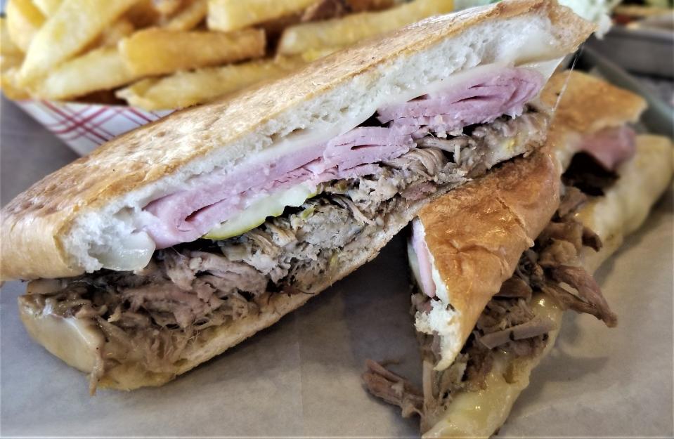 The Cuban sandwich at J.R.’s Old Packinghouse Cafe photographed Aug. 6, 2022.