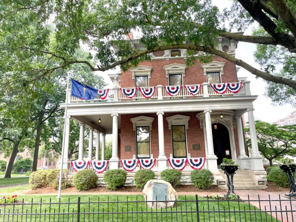 Built in 1875, the home of 23rd President Benjamin Harrison is part of a newly renovated presidential site in Indianapolis.