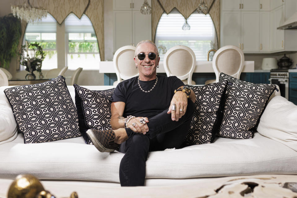 Dee Snider poses for a portrait in Redondo Beach, Calif., on Wednesday, June 21, 2023, to promote his novel "Frats." (Photo by Willy Sanjuan/Invision/AP)