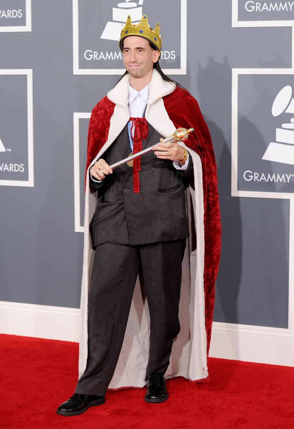 LOS ANGELES, CA - FEBRUARY 12: Musician Zamora arrives at the 54th Annual GRAMMY Awards held at Staples Center on February 12, 2012 in Los Angeles, California. (Photo by Jason Merritt/Getty Images)