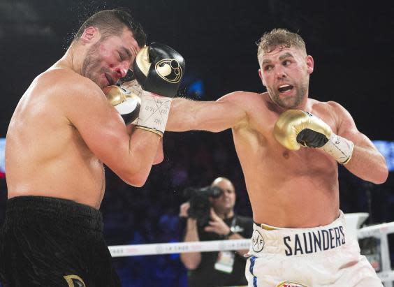 Billy Joe Saunders produced one of the best performances by a Brit overseas against David Lemieux (PA)