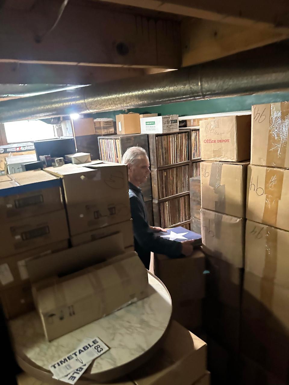 A basement full of records ended up in the collection of InnerGroove Records in Monaca.