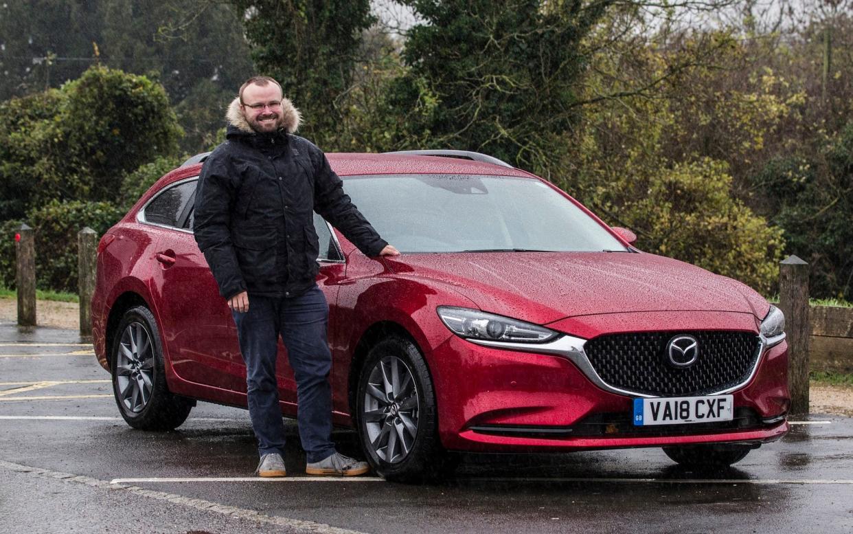 Mazda6 Tourer long-term test car and Alex Robbins