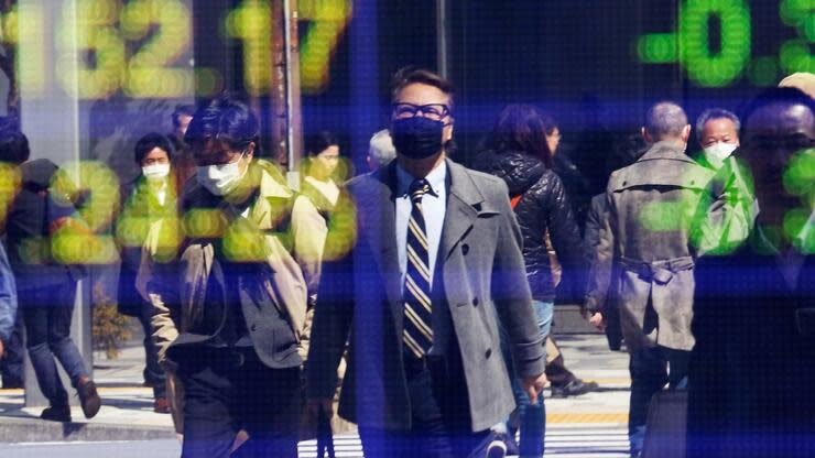 Japans Wirtschaft rutscht durch die Coronakrise in eine Rezession. Foto: dpa