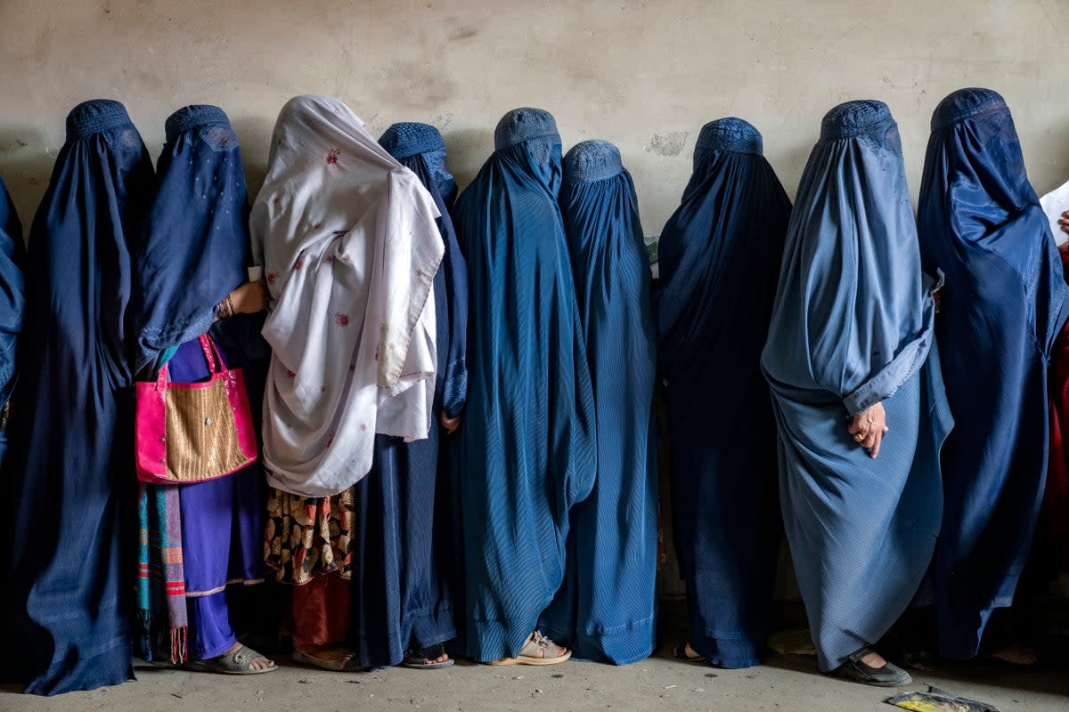 Afghan women in Kabul  (AP)