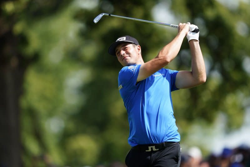 Viktor Hovland carded a total score of 27-under par at the 2023 Tour Championship in Atlanta. File Photo by Kyle Rivas/UPI