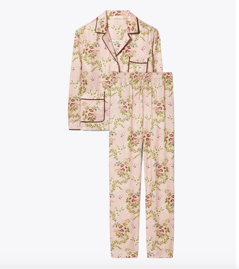 13) Silk Twill Pajama Set