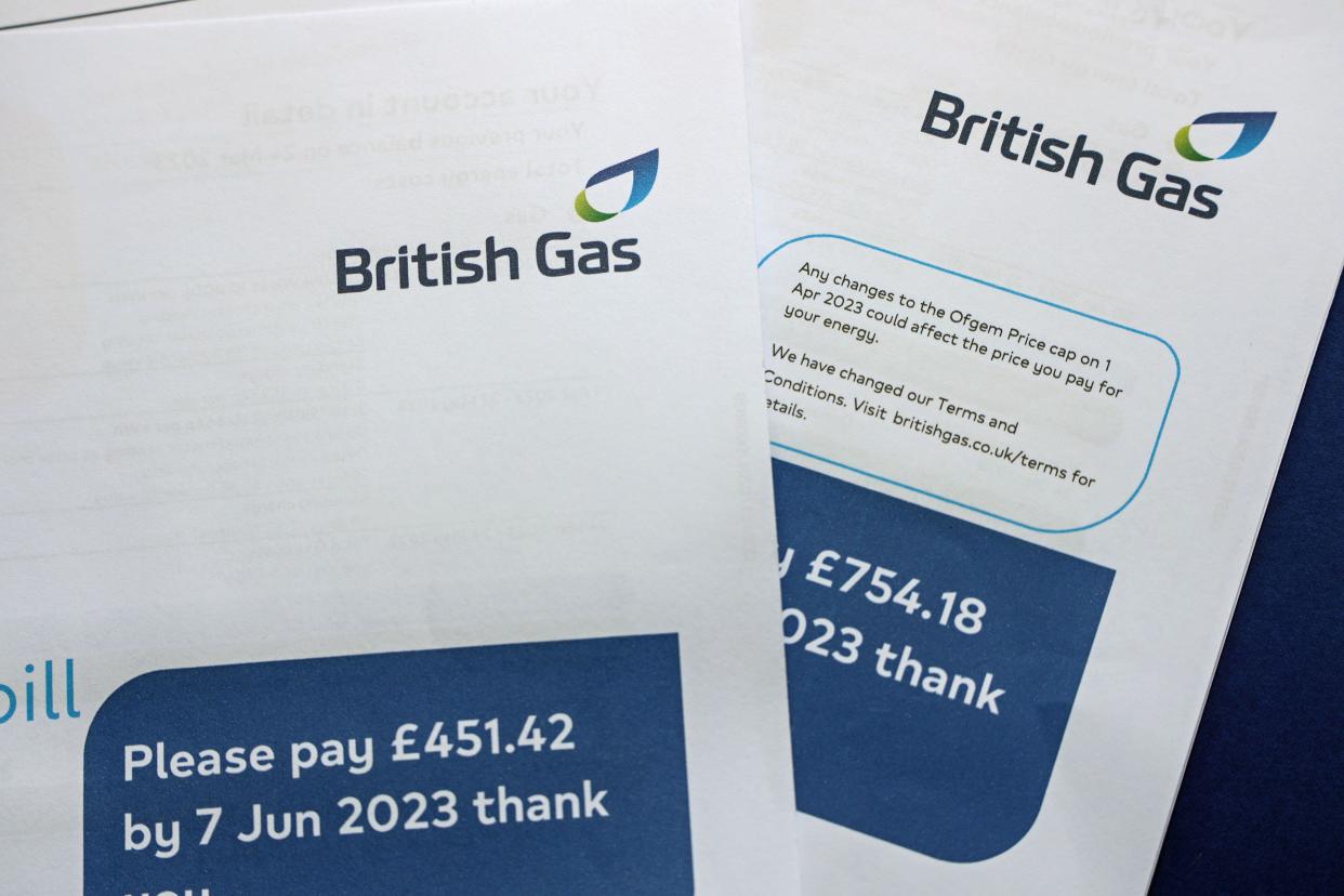 British Gas Energy bills have soared in recent years. (PA)