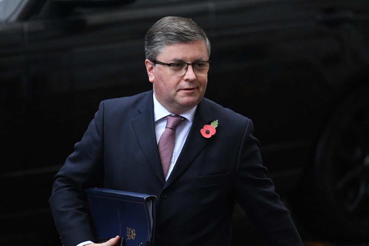 Justice secretary Robert Buckland claimed that the idea of the rule of law was being used by critics of the government to ‘weaponise the courts against political decision making’ (Getty)