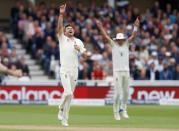 Cricket - England vs South Africa - Second Test - Nottingham, Britain - July 15, 2017 England's James Anderson celebrates the wicket of South Africa's Morne Morkel Action Images via Reuters/Carl Recine