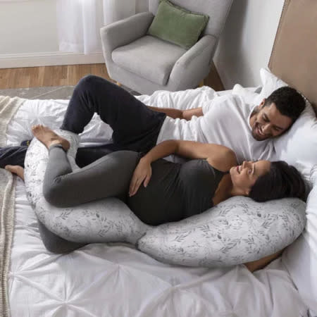  Snuggle-Pedic Body Pillow for Adults - White Pregnancy