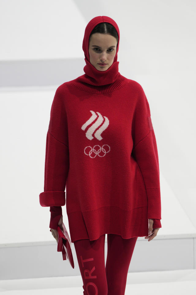 Russia presents flagless uniforms for Beijing Games