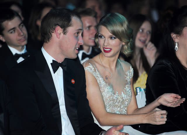 Dave J Hogan/Centrepoint/Getty Prince William and Taylor Swift at the Winter Whites Gala in Aid of Centrepoint on November 26, 2013