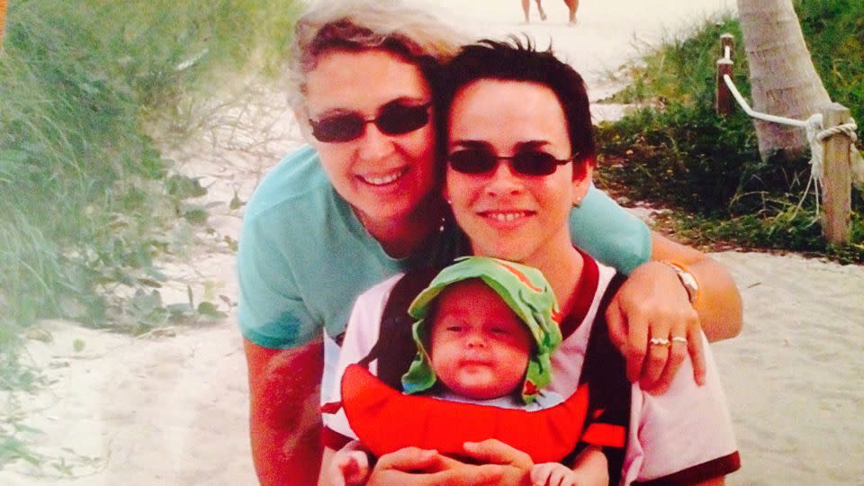 Elaine and Marie-Claire adopted a son in 2006. - Elaine Comerford/Marie-Claire Martineau