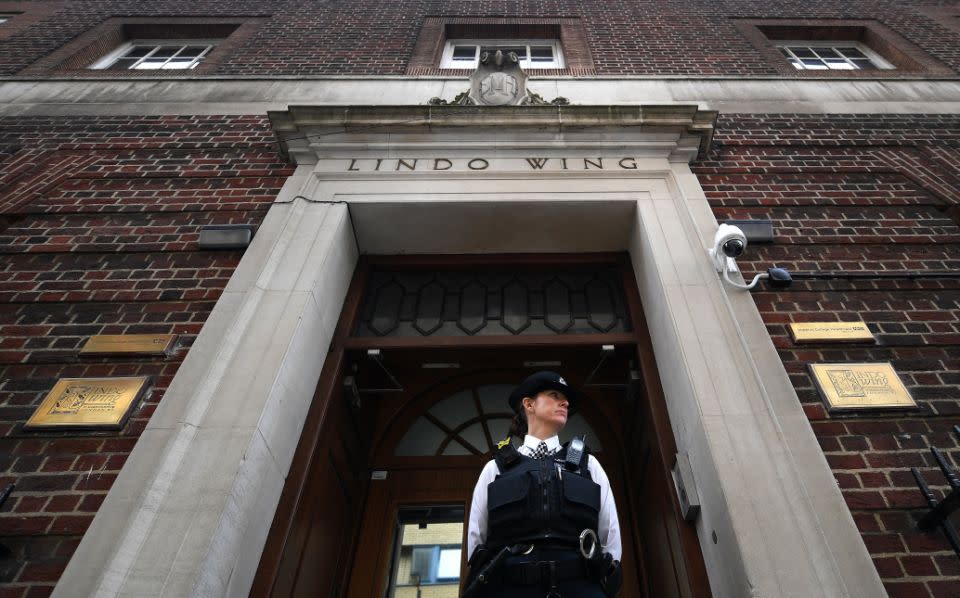 The baby boy was born in the Lindo wing of St Mary's Hospital, where Prince George and Princess Charlotte were born. Source: AAP