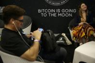 Stellar: Thousands of bitcoin devotees attended a conference in Miami this month (AFP/Marco Bello)