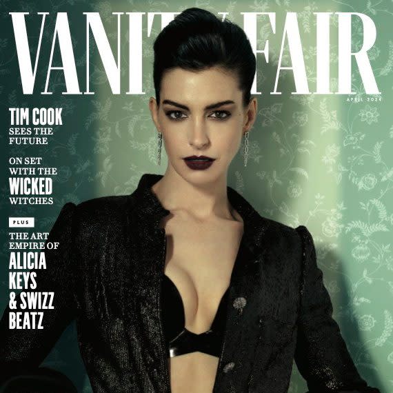 Anne Hathaway is the April cover star of Vanity Fair