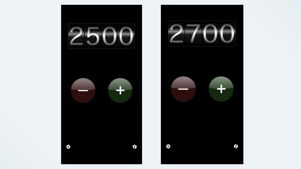 a screenshot from the Tally Counter app