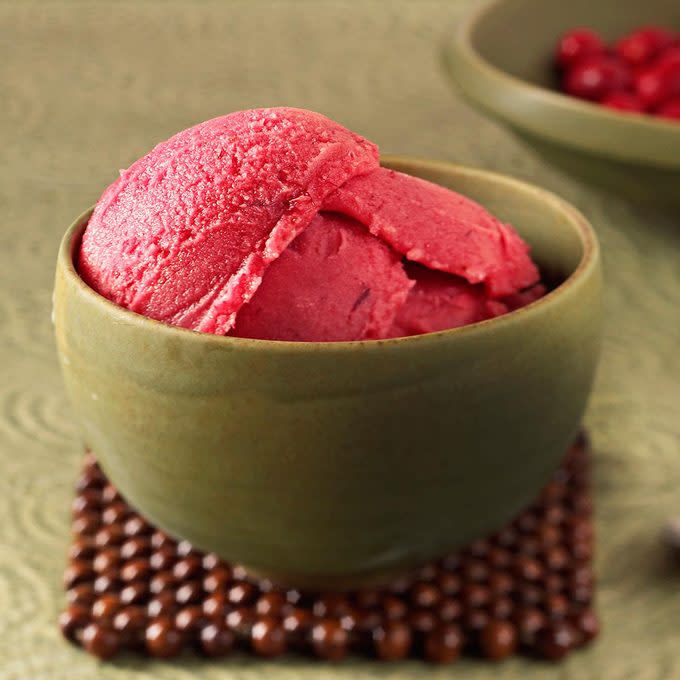 Refreshing Cranberry Sherbet