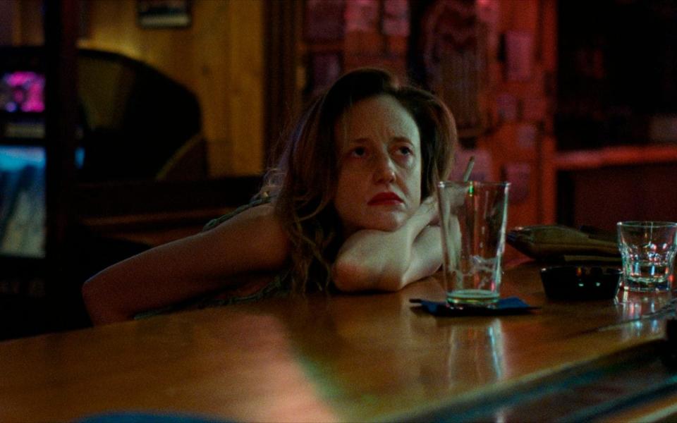 Andrea Riseborough as a deadbeat, alcoholic single mom in To Leslie - Momentum Pictures via AP