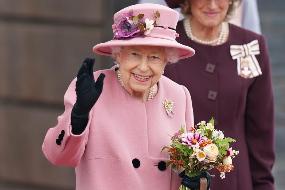 Queen Elizabeth II attends the opening ceremony of the sixth session of the Senedd