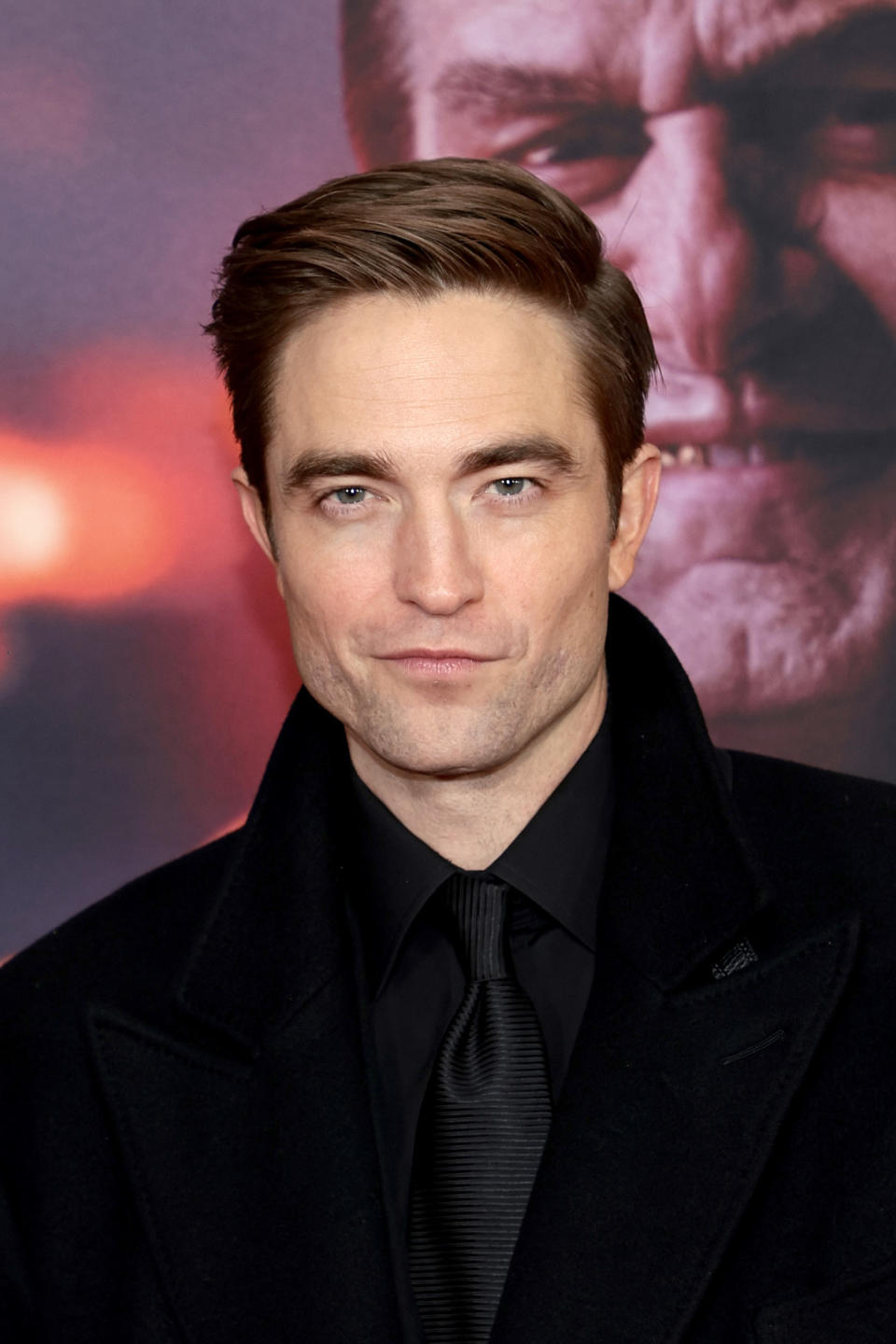 Robert Pattinson poses at the premiere of "The Batman" on March 01, 2022