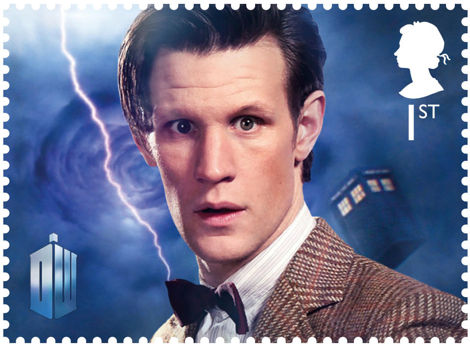 Matt Smith, the current Doctor, is the youngest actor to play the role (Royal Mail)