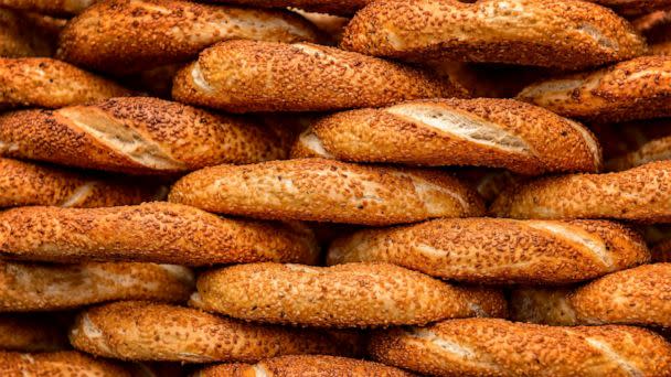 PHOTO: Simit is the most popular street food in Istanbul, Turkey. It is a circular bread decorated with sesame seeds. (Ren Timmermans/VW Pics/Universal Images Group via Getty Images)