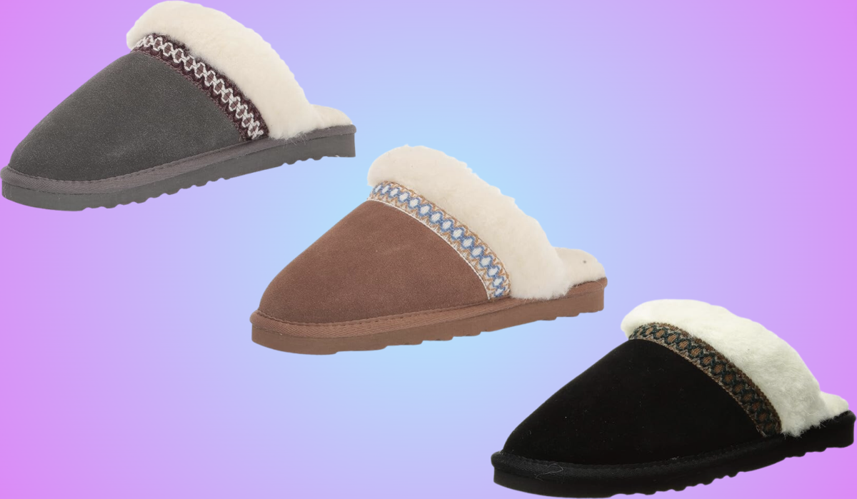 These wool-lined Muk Luks slippers are the perfect house shoes — and  they're $23 (nearly 50% off)