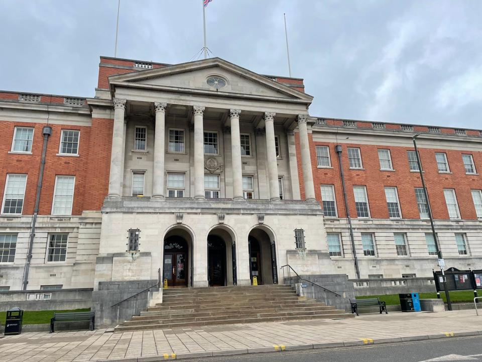 The inquest is being held at Chesterfield Coroner's Court, at Chesterfield Town Hall (Callum Parke/PA)