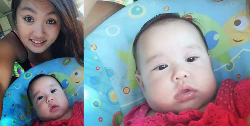 Ada Guan and her daughter Chloe Guan-Branch in a photo posted on Guan's Instagram page in August of 2015, when Chloe was three months old. Chloe was taken out of Guan and her biological father's care around this time by B.C.'s child welfare service, a judge has said.