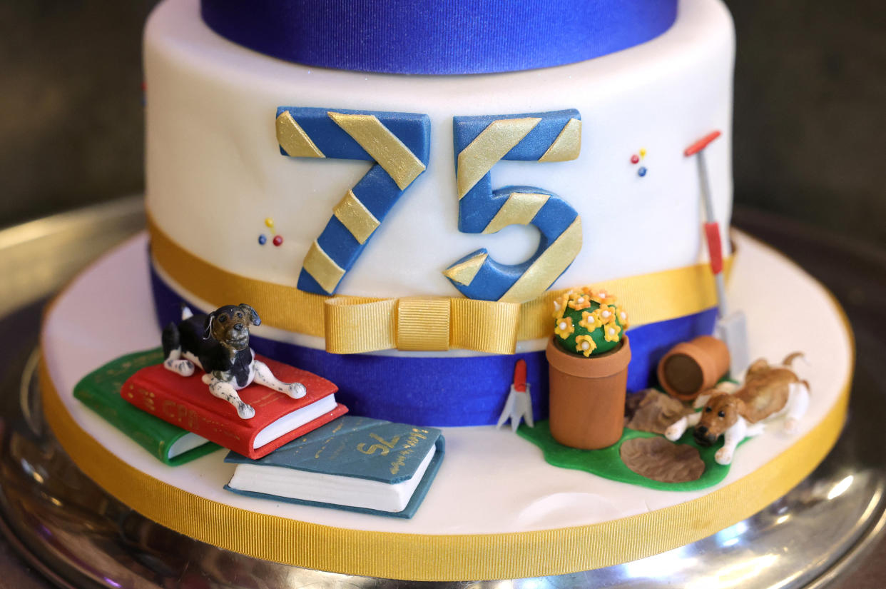 Duchess of Cornwall's birthday cake. (PA)