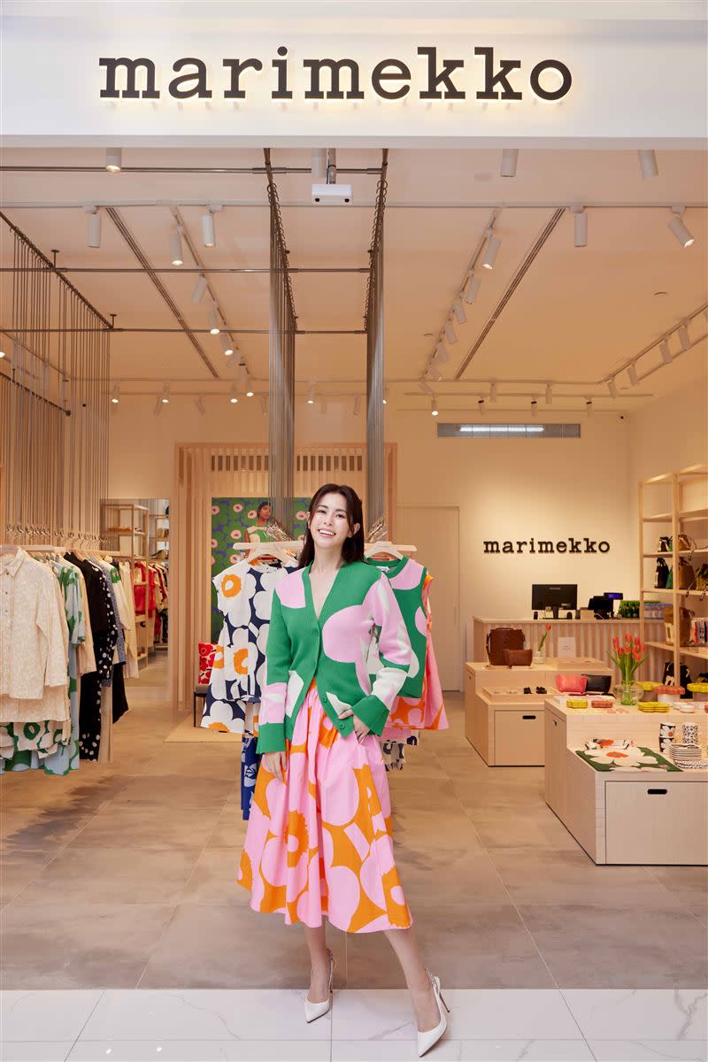 任容萱出席Marimekko SOGO復興專門店盛大舉行開幕記者會。（圖／品牌提供）