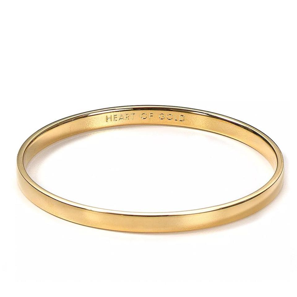 28) Heart of Gold Bangle