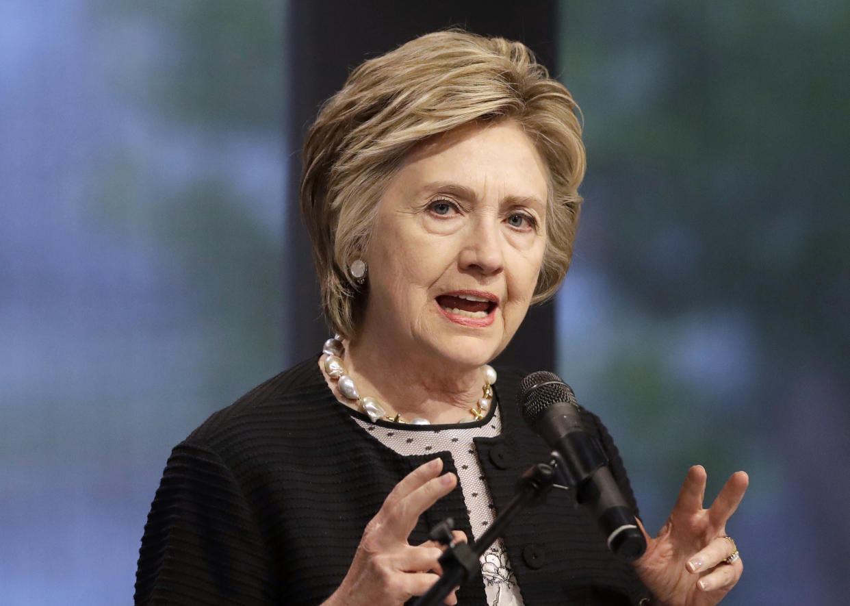 Hillary Clinton has attacked Donald Trump as ‘dangerous’ (AP Photo/Patrick Semansky)