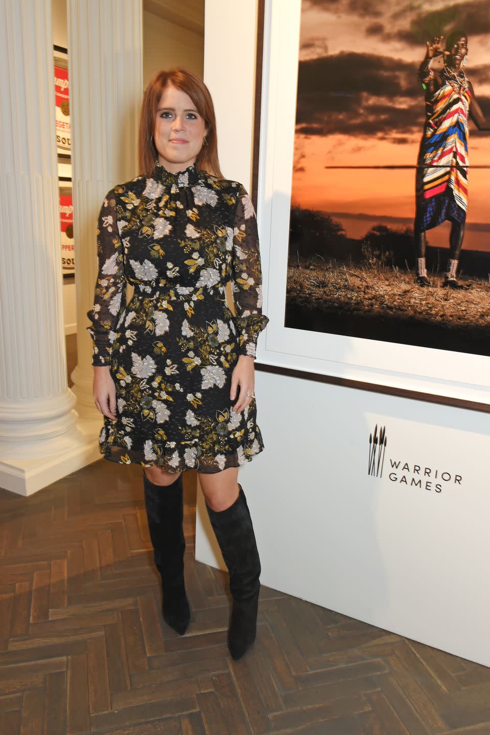 Princess Eugenie of York attends the Warrior Games Exhibition VIP preview party at The Halcyon Gallery in 2017.
