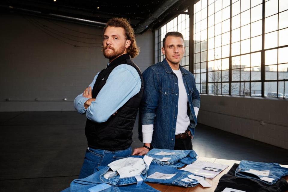 Joshua and Jared Ravenscraft started New Frontier clothing in Morehead in 2017.