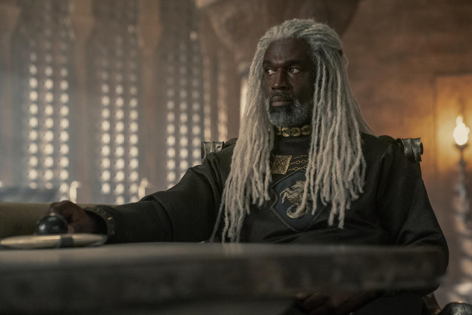 Steve Toussaint as Lord Corlys Velaryon in <i>House of the Dragon</i><span class="copyright">Ollie Upton—HBO</span>